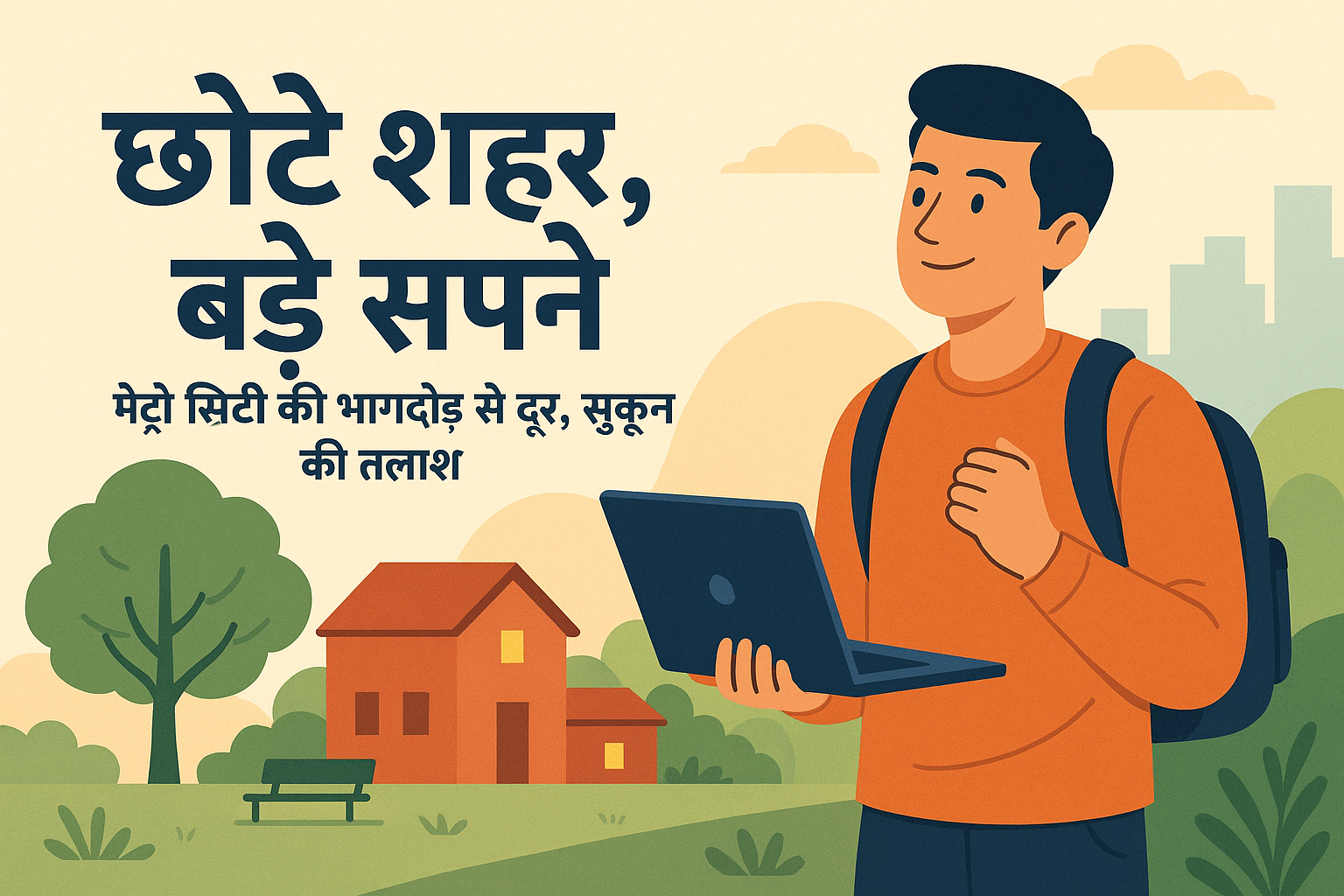 छोटे शहर, बड़े सपने: मेट्रो सिटी की भागदौड़ से दूर, सुकून की तलाश
